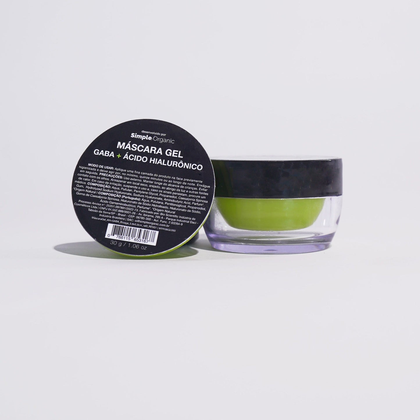 Refil Máscara Gel: Ácido Hialurônico + Gaba